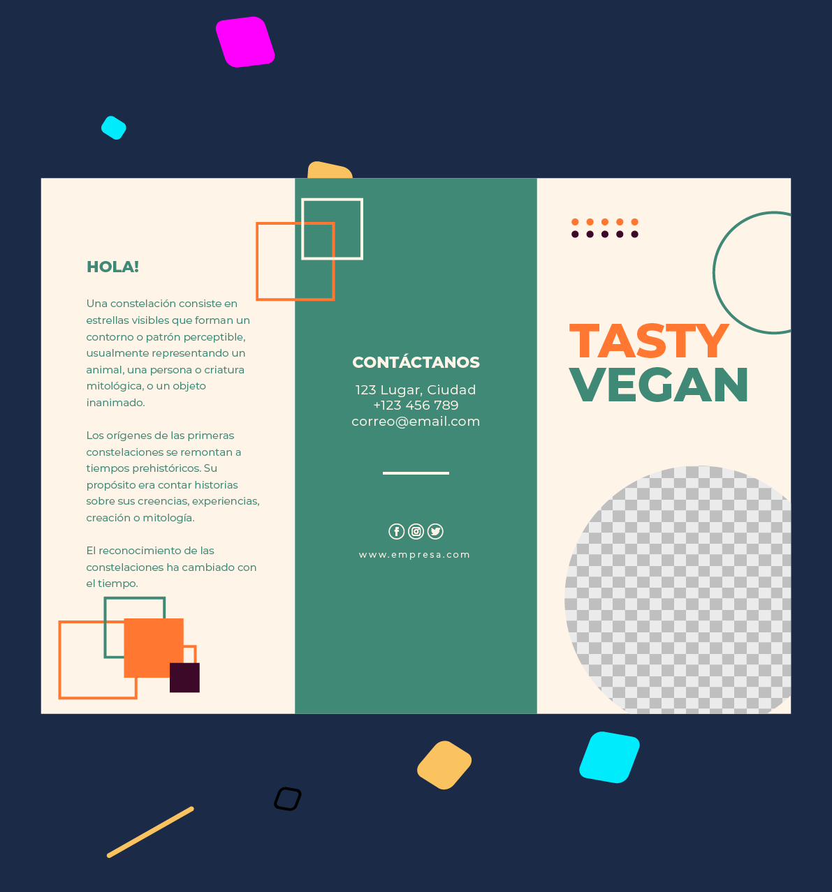 Diseño de dípticos